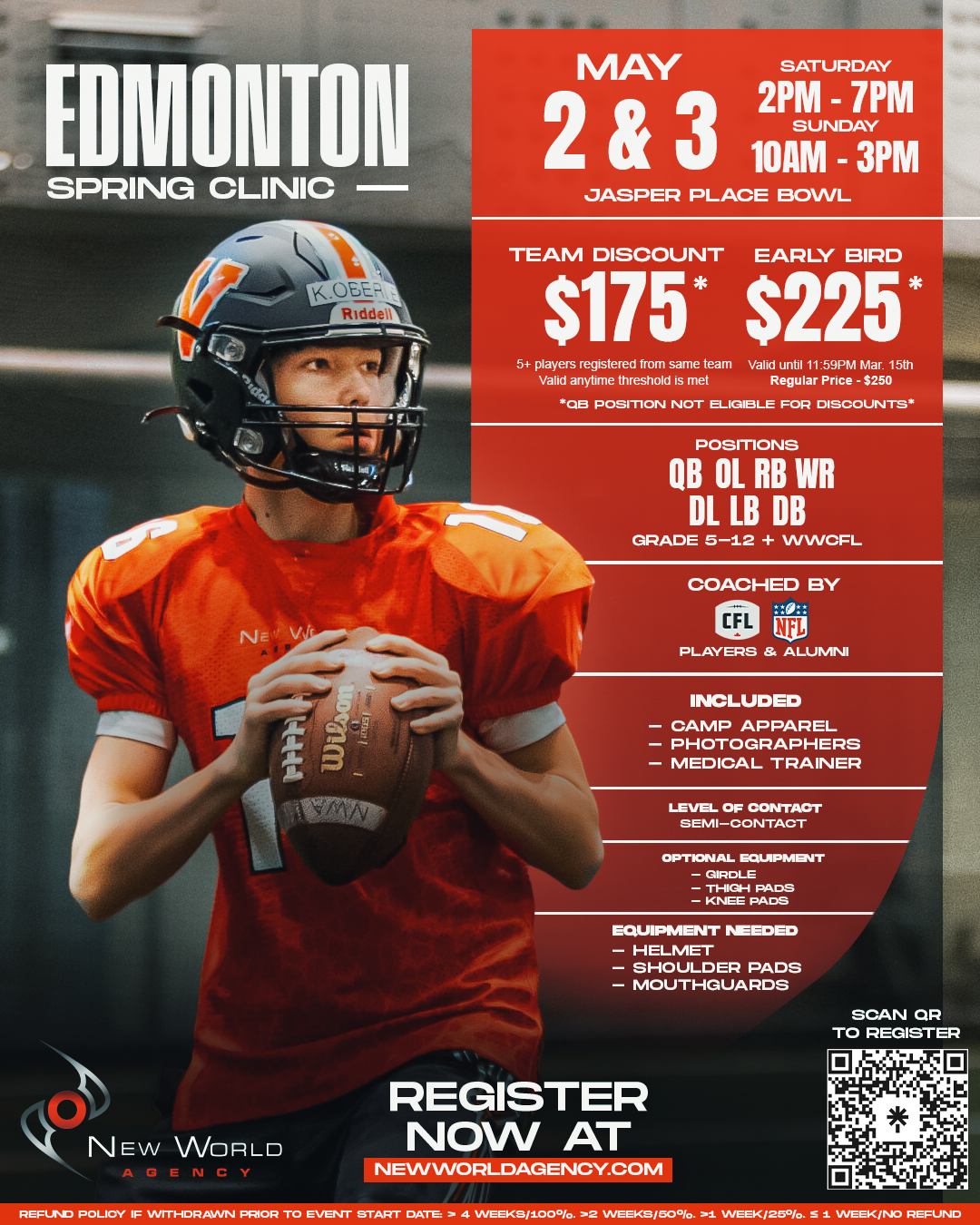 2026 Edmonton Spring Football Clinic